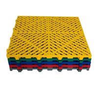 mattoni industriali collegati, Piastrelle Drenanti Ad Incastro 40x40x2cm Confezione Multipla Da 4-30 Pz(Blue,30 pieces)