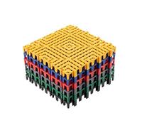 mattoni pesanti bloccati, Piastrelle for pavimenti con drenaggio ad incastro 40x40x4 cm Confezione multipla da 2-10 pezzi(Green,8pcs-40x40x4cm)