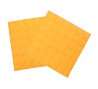 Mattoni Tattili per Percorso Cieco in PVC Arancione 2 Pezzi | Guida di Orientamento, Superficie Antiscivolo, Installazione Semplice, Uso Interno, per Persone Disabilità Visiva