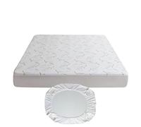 Mattress Cover - Soft Fiber With Anti-Leak Skin-Friendly Design, High-Temp Resistant Mattress Protector Cover | Bedding Solution For Home Dorm Hotel Restaurant Apartment Business