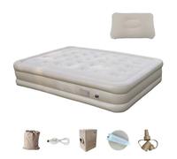 Mattress Gonfiabile da Campeggio Materasso Aereo da Campeggio per Tende - Doppio Materasso di AutoInflazione del Letto di Camp | Tappeto di Lusso con Pompa integrata per Esterno e Viaggi