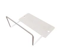 Mattress Gripper, Bed Frame Stopper, Non-Slip Gasket, Iron Anti-Slide Support, Prevent Mattress Movement, Tatami Wooden Leather Beds, 3x1 Inches, White Color, 1 Piece