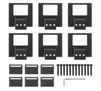 Mattress Slide Stopper for Metal Bed Frame | Adjustable Grip - Enhancing Gasket Prevents Mattress Movement | Easy to Install Steel Stopper for Stable Sleep/Bed Security