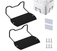 Mattress Stoppers To Prevent Sliding,Easy Frame Stoppers Matttress Holder - 2X Steadfast Comfort Mattress Retainer Bar Anti Bed Sliding, Beds Slide Stopper, Mattresss Stopper For Metal Wood Bed Frame