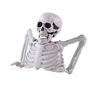 matumou Decorazione a scheletro di Halloween con luce verde, decorazione artistica per cortile casa infestata, terrore notturno puntello di Halloween per feste di Halloween