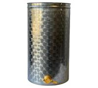 Maturatore 70 kg per Miele in Acciaio Inox di qualità Superiore - Completo di Coperchio e Rubinetto a Taglio in Plastica - Igiene Garantita e Facile da Pulire - Made in Italy.