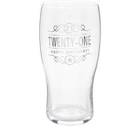 Maturi Bicchiere da birra per 21° compleanno, 570 ml, 1 pinta