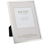 Maturi Silver Plated Photo Frame - Thin Edge 8 x 10-inch (20 x 25cm)