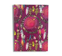 Maturi Taccuino A5 con copertina rigida, design acchiappasogni con dettagli in lamina d'oro e finitura lucida, viola