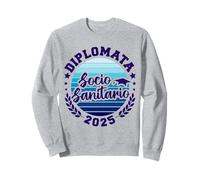 Maturità 2025 Diplomata Diploma Studentessa Socio Sanitario Felpa