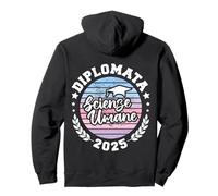 Maturità 2025 Diplomata Festa di Diploma Liceo Scienze Umane Felpa con Cappuccio