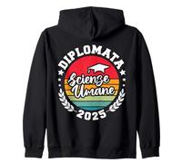Maturità 2025 Diplomata Liceo Scienze Umane Festa di Diploma Felpa con Cappuccio