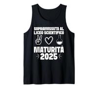 Maturità 2025 Liceo Scientifico Scuola Studente Ironico Canotta