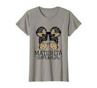 Maturità 2025 Ragazza Maturità Superata Chignon Spettinato Maglietta