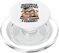 Maturità 2026 Liceo Classico Scientifico Bradipo Diploma PopSockets PopGrip per MagSafe