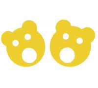 Matuska dena bear rings 160x27mm giallo - anelli colorati