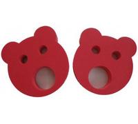 Matuska dena bear rings 160x38mm rosso - anelli colorati