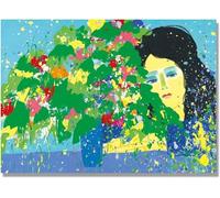 Matvsd Kohecs Aspettando La Tua Lettera D'amore Di Walasse Ting Poster Arte Della Parete Astratta Walasse Ting Pittura Su Tela Stampe Estetiche Per La Decorazione Domestica 30x45cm Senza Cornice