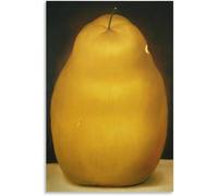 Matvsd Kohecs Fernando Botero Poster《Natura morta pera》 Tela di arte della parete Fernando Botero Stampe Fernando Botero pittura per la decorazione domestica 40x65cm senza cornice