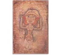 Matvsd Kohecs Poster e stampe astratti di Paul Klee Paul Klee《Il cantante》Arte della parete su tela Paul Klee Pittura per la decorazione di immagini da parete per la casa 40x65cmx1 senza cornice