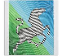 Matvsd Kohecs Victor Vasarely Poster Victor Vasarely Tela di canapa Arte della parete Victor Vasarely Stampe Victor Vasarely Pittura per Home Decor Picture 30x30cmx1 senza cornice