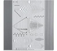 Matvsd Kohecs Victor Vasarely Poster Victor Vasarely Tela di canapa Arte della parete Victor Vasarely Stampe Victor Vasarely Pittura per Home Decor Picture 30x30cmx1 senza cornice