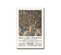 Matvsd Kohecs William Morris Mostra Wall Art William Morris Fleures Piante Poster e Stampe William Morris Pittura Tela per Home Decor 30x45cm Senza Cornice