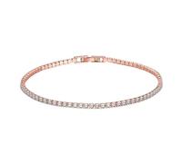 MATYAS Bracciale tennis Moissanite per donna Regalo di Natale Gioielli da sposa in argento sterling placcato platino