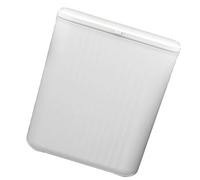 Matybobe Cestino per Rifiuti da, da Appendere a Parete, di Grande capacità, Design Salvaspazio, Coperchio Scorrevole, Plastica Resistente, Bianco 9 Litri, Adatto per ante di Mobili da,