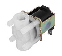 Matybobe Elettrovalvola in Plastica G1/4 Pollici CA 220 V Normalmente | Controllo Ingresso Acqua per Purificatore Ed Erogatore, Flusso 2L/min, Pressione Operativa 0,02-0,8MPa, Resistenza