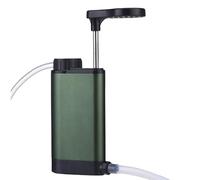 Matybobe Filtrazione Portatile Filtro di Sopravvivenza di Emergenza per Esterni di Filtro dell'Acqua Compatto Acciaio Inossidabile a velocità Rapida Leggera per la Pesca da Campeggio per (K8191)