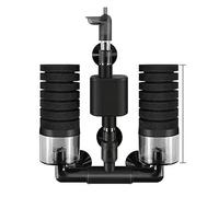 Matybobe Filtro pneumatico per acquario piccolo acquario mini aspirazione WC erba serbatoio biochimico anti-gas ascensore piccolo
