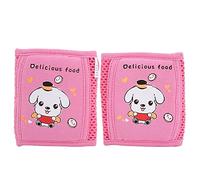 Matybobe Ginocchiere per Bambini Protezioni per Ginocchia Bambini Ginocchiere Regolabili Cuscinetti Gattonare Regolabili Morbido Elastico Traspirante Modello C (cucciolo rosa)