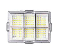 Matybobe Luce Solare da Lavoro 2000lm Faretto Portatile per Campeggio