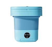 Matybobe Mini lavatrice portatile con sterilizzazione, 8 l, centrifuga pieghevole con cestello di scarico, tubo di scarico per custodia da viaggio