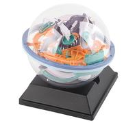 Matybobe Palla Labirinto 3D Educativa per Bambini con Funzioni di Esercizio Mentale per Casa e Scuola, Coordinazione Occhio-Mano, Plastica, 1 unità (Grado Medio 100 Ostacoli)
