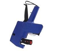 Matybobe Pistola per Cartellini del Prezzo, 10 Rotoli da 5000 Pezzi Etichette di Carta per Etichette Adesive Bianche per Etichettatrice di Prezzi MX5500 Marcaprezzi, Stampa Trasparente, (Multicolore)