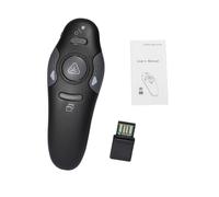 Matybobe Presenter Wireless Presentatore Remoto Clicker per Presentazioni Presenter Clicker Puntatore Rosso da 2,4 GHz Portata di Controllo di 98 Piedi Girapagina Plug and Play Po