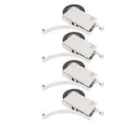 Matybobe Puleggia per Porta Scorrevole in Acciaio Inossidabile, Ad Alta Resistenza e Silenziosa, Ideale per Porte in Vetro e Legno, Diametro 40 Mm, 4 Pezzi Inclusi