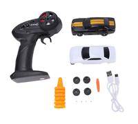 Matybobe RC Drift Car Auto da Corsa Drift in Scala 1:43 Auto da Telecomandata 2.4G e Controllo App Gusci a Doppia Scocca 2 Set di Ruote Luci LED Giroscopiche Tipo C Ricarica (Grigio)