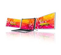 Matybobe Risoluzione Portatile dello Schermo di Espansione del Computer Portatile del Monitor dello Schermo Triplo Risoluzione 1920 * 1080 Installazione Facile Commercianti di Azioni (7)