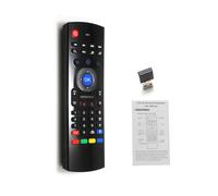 Matybobe Telecomando Air Mouse TV Box Telecomando Wireless 2.4G Plug and Play Sensore di Movimento a 6 Assi 81 Tasti con Mini Tastiera IR Learning per TV Box Proiettore Mini