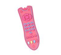 Matybobe TV Musicale per Bambini Giocattolo Telecomandato Luce Suono modalità Educazione Precoce Inglese Francese Spagnolo Bambini Piccoli Ragazzi Ragazze Grigio Rosa ABS 18 5,3 3 Cm 2,1 (Rosa)