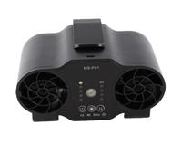 Matybobe Ventilatore Portatile con Clip per la Vita Ventilatore per la Vita Indossabile Ventola di Raffreddamento Personale Doppie Prese D'aria 4 velocità Avanti Indietro Schermo Display (20000mah)