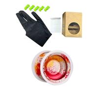 Matybobe Yoyo Professionale, Prestazioni Stabili con Design a Forma di H, Cuscinetto Rapido, Include Guanto, Corde e Manuale per Gare di Acrobazie Sportive All'aperto, la Palla Yoyo (Rosso Giallo