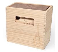MatzBox Gioco Creativo Montessori con Blocchi da Costruzione in Legno - Giocattolo Premium Eccellente da 1 a 7 Anni - Blocchi e Scatole Versatili per un Gioco Libero e Duraturo, Regalo Sostenibile