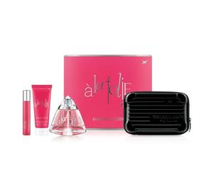 Mauboussin - Cofanetto Prestige A La Folie : Eau de Parfum 100ml, Latte Corpo 75ml, Spray da Viaggio 20ml & Borsa a Tracolla