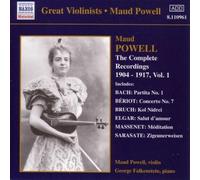 Maud Powell Recordings Vol. 1 (Maud Powell, Falkenstein) (CD) Album