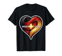 Mauerfall & Wende - Wessi Ossi unità Tedesca Maglietta
