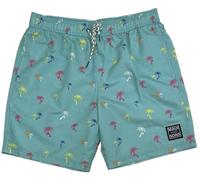 Maui And Sons Costume da Bagno Classico da Uomo | Stili e Colori Diversi | Pantaloncini da Surf Ispirati alla Cultura del Surf californiano, Palm Beach | Turchese, Large